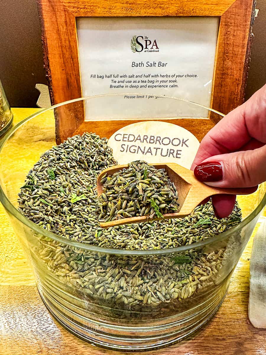 Bath Salt dried herbs