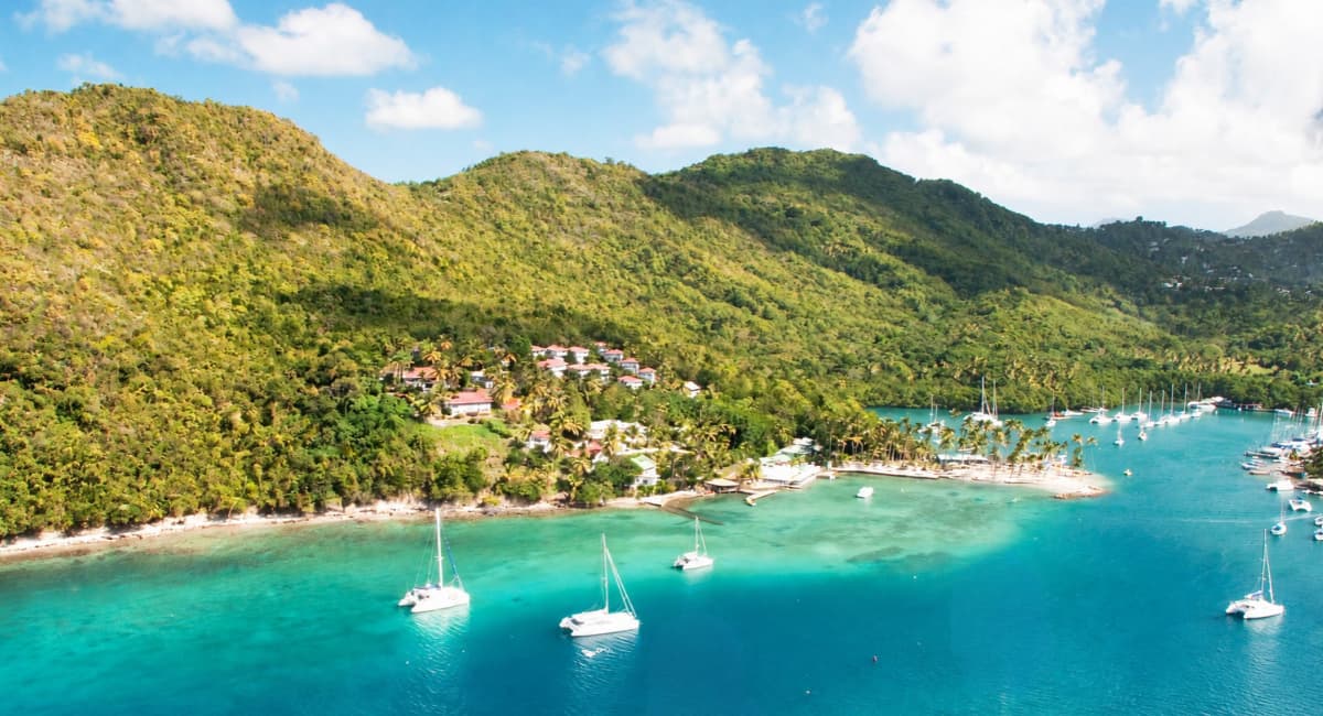 Marigot Bay St Lucia marina